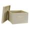 Household Essentials Fabric Storage Bin with Lid, 2ct.